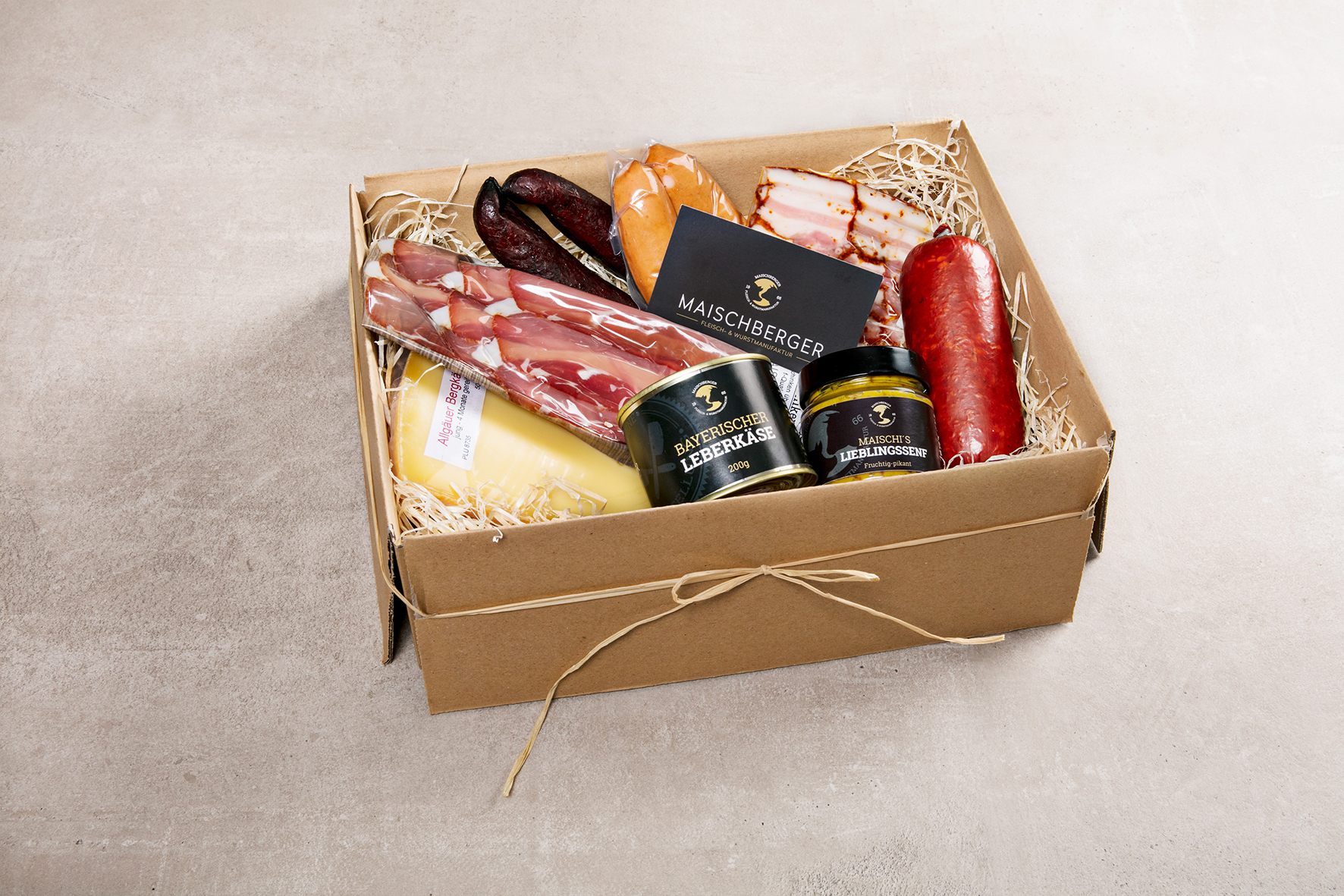 Allgäuer Spezialitätenkarton Wurstspezialitäten Produkt Katalog