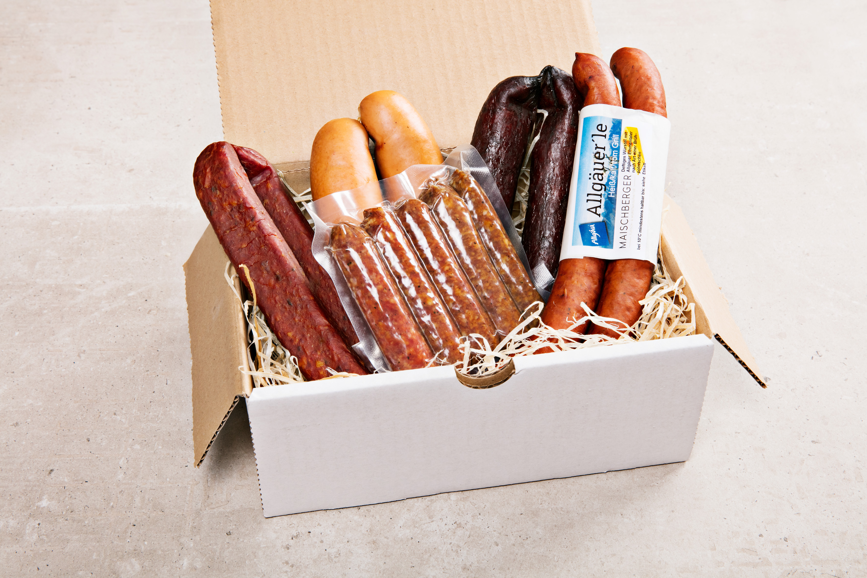 Allgäuer Würstelbox | Allgäuer Spezialitäten | Onlineshop ...