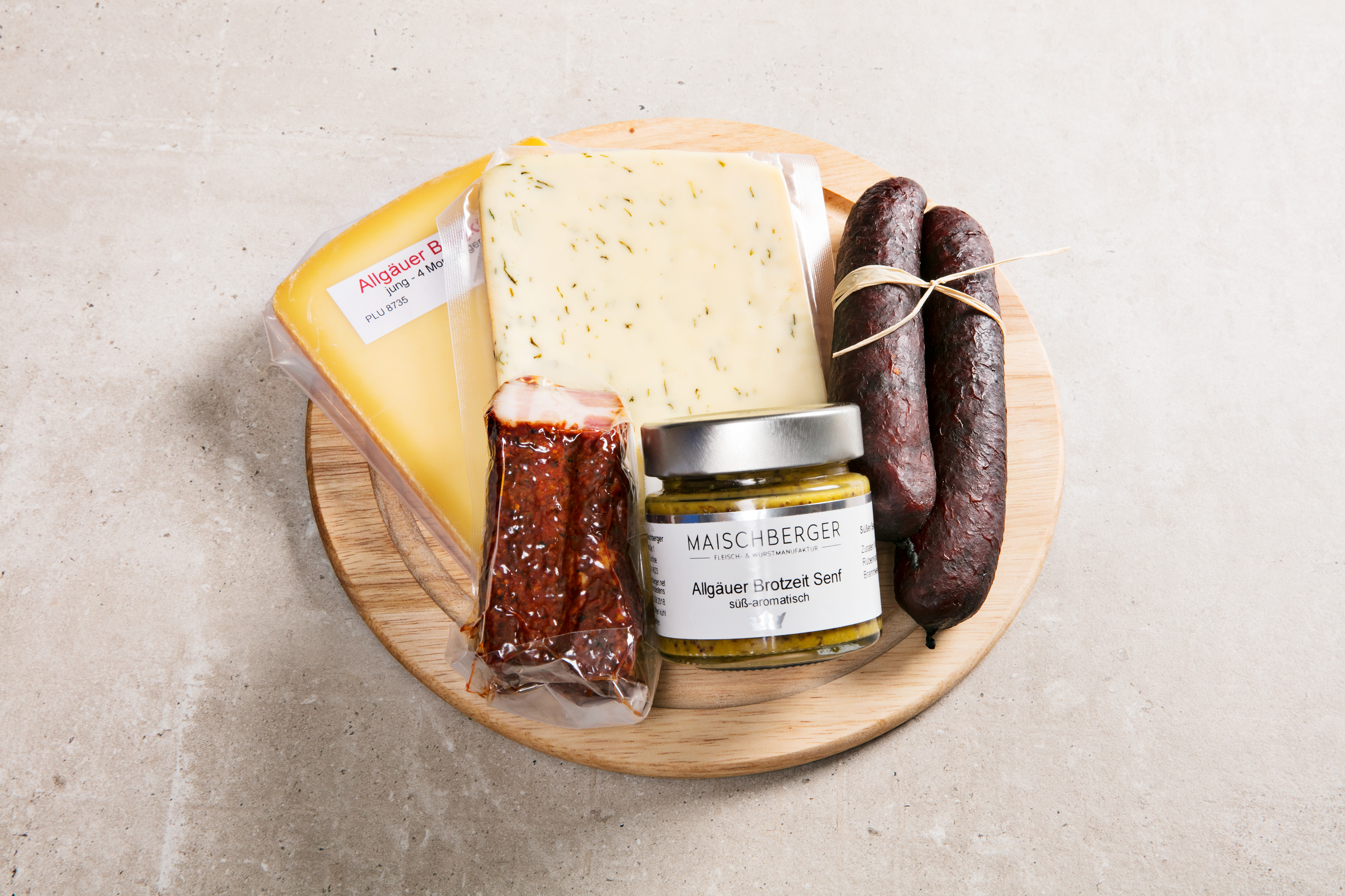 Allgäuer BrotzeitBox Geschenkartikel Produkt Katalog Metzgerei